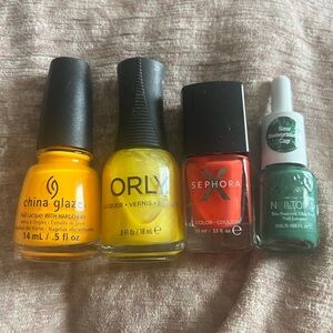 *5/$30* Nail Polish Collection - yellow orange and green